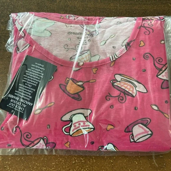 New Comfy Cotton Sleep Tee Gown Plus
5X 6X Woman Within Dreams & Co sleepshirt - Picture 6 of 6